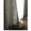 Miniatyrbild 8 av 8: Modern linnegardin för vardagsrum sovrum ren färg bomull linne gardiner tyll tyger anpassad gasväv halvskuggande ramie garn 01 Pure color linen 1pcs W150xH240cm