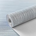 Miniatyrbillede 3 af 5: Moderne Simpel Nonwoven 3D Tapetrulle Glitter Metallisk Stribe Tekstur Himmelblå Flocking Stribe Tapet Til Soveværelse Stue Lys pink 4D Light pink 4D