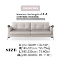 Miniatyrbild 2 av 11: Elastiskt sofföverdrag för vardagsrum Enfärgat sofföverdrag Stretch Sofföverdrag Hörn 1/2/3/4 Sits L-formad Soffa Behöver Köpa 2st Red--1PC 3 seat 190-230cm