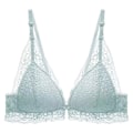 Miniatyrbillede 3 af 5: Sexet blonde BH uden bøjle, samlende frontspænde, justerbar Red 38/85C