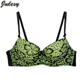 Miniatyrbild 5 av 5: Sexig BC 75 80 85 90 95 100 Dam BH Stor Storlek Underkläder Kvinna Behå Spets Push Up Bralette Red 80C
