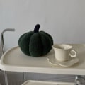 Miniatyrbillede 7 af 7: Prikket Græskar Pude Sofa Pude Plys Græskar Dukke Boligdekorationer Khaki pumpkin 28cm 0.4kg