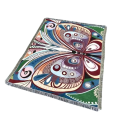 Miniatyrbild 1 av 11: Boho Sofffilt Stickad Bomull Sofföverdrag Demonöga Viktad Tapet Bohemisk Tofs Boho Väggdeko Picknickfilt Filtar S 130x160cm