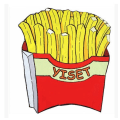 Pikkukuva 1 / 11: Rantapyyhe Donitsi Pyöreä Piknik-matto Muodikas Pizza Hampurilainen Hedelmä 150*150cm Mikrokuitu Seinävaate Kylpypyyhe French Fries