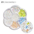 Pikkukuva 1 / 7: Kynsikoriste Kukka Rusetti Aurora Paikka Karhu Strassi Helmi Sekalaiset Kynsien Koristeelliset Timanttipaljetit New 7-grid mixed decorations 05