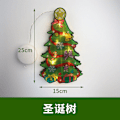 Miniatyrbillede 1 af 11: Sugekop Vindue Hængelampe Juledekoration Butiksstemning Scene Layout Ferie Dekorativ Lampe No. 3: Christmas tree