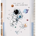 Pikkukuva 2 / 4: Astronautti seinätarrat Planeetta Avaruus Corgi Koira DIY Irrotettava Vinyyli Suuret Seinätarrat Taidekoristeet Sisustus Lapsille Pojat Makuuhuone Olohuone Leikkihuone