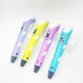 Miniatyrbillede 2 af 9: 3D Printer Pen 3D Pen OLED Display til Børn/Voksne Kunsthåndværk Print PLA/ABS Filamenter 3D Tegne Printer Kreativt Design Tegning Yellow without PLA