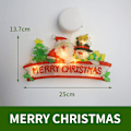 Miniatyrbild 10 av 11: LED Sugpropp Fönsterhängande Lampa Juldekoration Butik Atmosfär Scen Layout Högtids Dekorativ Lampa No. 3: Christmas tree