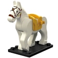 Miniatyrbillede 3 af 9: Enkelt Salg Middelalder Ridder Romersk Krigshest Rohan Dyr Byggeklodser Actionfigurer Legetøj Til Børn Koruit XP1007-1016 XP1010