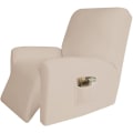 Miniatyrbild 5 av 11: 4 delar Recliner Sofföverdrag för Vardagsrum Elastiskt Fåtöljöverdrag Skydd Lazy Boy Relax Fåtöljöverdrag Brown