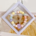 Miniatyrbilde 4 av 11: Xiaohongshu Samme Stil Studenter Armbånd Lysende Kaninarmbånd Søte Tegneserie Tilbehør Blue luminous rabbit/boxed