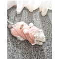 Miniatyrbild 4 av 4: Kattkläder Höst och Vinter Varma Husdjursförtjockade Bomullsvadderade Kläder Söta Husdjurskläder Pink S