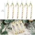 Miniatyrbild 1 av 11: Polkagris Julgransdekoration God Jul Dekorationer för Hemmet Navidad Gåva Julgransprydnader Nyår 6pcs Ornament 3