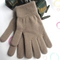 Miniatyrbilde 1 av 11: Vinter Dame Kasjmir Strikkede Hansker Høst Håndvarmer Tykk Fôring Hel Finger Votter Ski Korte Håndledd Hansker Khaki One Size