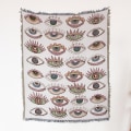 Miniatyrbild 11 av 11: Nordisk Pläd för Säng Sofföverdrag Vardagsrumsinredning Sofffilt Fritidsöverkast Utomhus Camping Picknickmatta Boho Tapestry XT2022-4 130X160cm