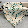 Miniatyrbilde 3 av 5: Multifunksjonelt Teppe Dekorativt Jacquard Gobelin Sofahåndkle Chenille Ode 160*130