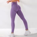 Miniatyrbilde 10 av 11: Yogabukser Dame Push Up Bukse Høy Midje Leggings SL565FG S