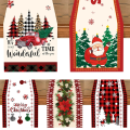 Miniatyrbillede 4 af 11: Juledug Bordløber Glædelig Jul Dekorationer 2023 Til Hjemmet Dug Navidad Noel Kerst Xmas Gaver Nytår 2024 Natal polyester 9 as picture