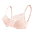 Miniatyrbilde 1 av 5: Fransk Justerbar Undertøy Liten Bryst Samle Tynn Spile Blonde Dame-BH Light pink 38/85C