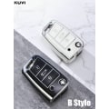 Miniatyrbild 3 av 11: TPU Bilnyckelfodral Fob För Polo Tiguan Passat B5 B6 B7 Golf MK Jetta Skoda Kodiaq Superb Octavia Seat Etc D style Black