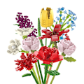 Miniatyrbillede 5 af 11: DIY Solsikker Tulipaner Roser Jasmin Planter Gypsophila Haver Romantiske Byggeklodser Klassisk Model Klodser Børnesæt Kits Legetøj Without Box12