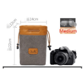 Miniatyrbild 10 av 11: Linsskyddsfotograferingsväska innerficka vattentät mikro enkel kamera förvaringsväska kameraryggsäck förinstax mini 11 Small grey