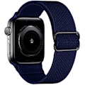 Miniatyrbilde 8 av 11: Nylonstropp for Apple Watch-reim 44 mm 40 mm 41 mm 45 mm Justerbar elastisk solo loop-beltearmbånd Apple Watch Series 7 6 se 5 4 3 Bohemia color 38mm - 40mm - 41mm