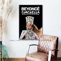 Miniatyrbillede 1 af 5: Beyonce plakat dekorativt lærred 24x36 plakat værelse bar cafe dekoration gave print kunst vægkunst Style-4 30x45cm Uden Ramme Style-4 30x45cm No Frame