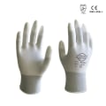 Miniatyrbillede 3 af 7: 12 Par CE-certificerede Sorte Polyester PU Arbejdssikkerhedshandsker Mekaniker Arbejdshandsker Til Havearbejde Arbejdsbeskyttelseshandsker EN388 N10556 L