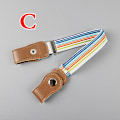 Miniatyrbilde 3 av 10: Barn Anti-Fradragsbelter Jeans Midjebånd Stretch Midjebelte Spennefri Elastisk Like the picture H