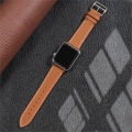 Miniatyrbilde 2 av 9: Lærreim for Apple Watch-rem 44mm 40mm 38mm 42mm iWatch Single tour armbånd Apple Watch 5 4 3 se 6 brown 42mm or 44mm