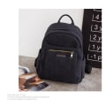 Miniatyrbilde 1 av 11: Retro Swagger Bag Polyamider og Nylon Ryggsekk for Reise eller Business Black
