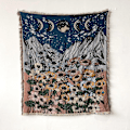 Miniatyrbild 5 av 11: Sofffilt Tapestry Bohemisk Filt Fritidsfilt Överdrag Filt Tofsfilt Soffhandduk Trådfilt Sofföverdrag Filt XT07-5 130x150