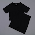 Pikkukuva 6 / 11: Joogasetti Urheilupuku Treenausvaatteet Lyhythihainen Crop Top Joogashortsit Naisille gray set L