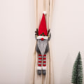 Miniatyrbillede 1 af 11: Julegardinholder Glædelig Jul Dekorationer til Hjemmepynt Santa Claus Julegardin Noel Boligindretning hu zi
