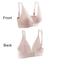 Miniatyrbild 1 av 5: FINETOO Djup V Sexig Kvinnor Sömlös BH Underkläder Push Up Bralette Rygglös Behå S-XL Sporttopp BH Kvinnlig Vadderad Underkläder Apricot M