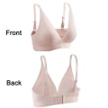 Pikkukuva 4 / 5: FINETOO Syvä V Seksikäs Naisten Saumaton Rintaliivi Alusvaatteet Push Up Bralette Selästä Avoin Rintaliivit S-XL Urheilutoppi Rintaliivit Naisille Pehmuste Alusvaatteet Black S