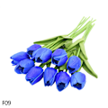 Miniatyrbillede 1 af 11: 5/10 stk. Tulipan Kunstig Blomst Real Touch Kunstig Buket Falsk Blomst Til Bryllupsfest Dekoration Forsyninger Hjemmehave Ornamenter F09 10PCS