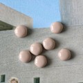Pikkukuva 9 / 11: 10 KPL Pyöreitä jääkaappimagneetteja 15mm Pieniä jääkaappitarroja I Väri Magneetti Jääkaappimatto Matkamuisto Lahja Kodin Sisustus 10 PCS White