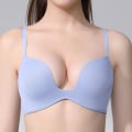 Pikkukuva 2 / 5: Seksikkäät Push Up -rintaliivit Saumattomat alusvaatteet naisille Kaarituelliset Bralette Syvä V-aukkoinen rintaliivi Yksivärinen seksikäs alusasu B C -kuppi Black 38B