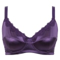 Miniatyrbilde 5 av 5: Mierside Sexy Plus Size Dame Undertøy BH Sateng Broderi Undertøy Khaki 38DD