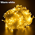 Miniatyrbillede 1 af 5: 10M 100 Lys Nytår Jul LED Guirlande Lys Juledekoration Lys til Hjemmet Feriedekoration Warm white