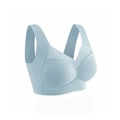 Pikkukuva 1 / 4: Saumattomat V-aukkoinen urheiluliivit pehmustetut crop top push up rintaliivit naisten alusvaatteet selästä avoin toppi pehmeä alusasu Camisole Light blue XL