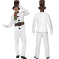 Miniatyrbild 1 av 4: Julpar Kläder Snögubbe Kläder Julkläder Cosplay Jultomte Kläder Vuxen Julkläder Performance Wear Men's clothing Average size