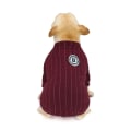 Miniatyrbillede 1 af 11: Baseball Sweater Kæledyrstøj til Efterår/Vinter Wine red S