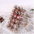Miniatyrbild 6 av 11: Julgranskulor Set 4cm Juldekorationer Julgransprydnad Specialformade Kulor 4cm36 wine red
