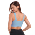 Pikkukuva 1 / 8: Joogaliivit Urheilutoppi Push Up Alusvaatteet Urheiluliivit Crop Fitness Urheiluvaatteet elegant blue L