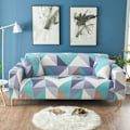 Miniatyrbillede 1 af 11: Geometrisk ternet sofabetræk, strækbart sofabetræk til stue, elastisk sofa-stolbetræk, sofahåndklæde 1/2/3/4-personers Pattern 20 2-seater 145-185cm