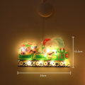 Miniatyrbilde 11 av 11: LED Julelyskaster Snømann Form Vindu Vindusklistremerker Hengende Lampe Julelyskaster Juledekorasjonslys STOP [small size]]